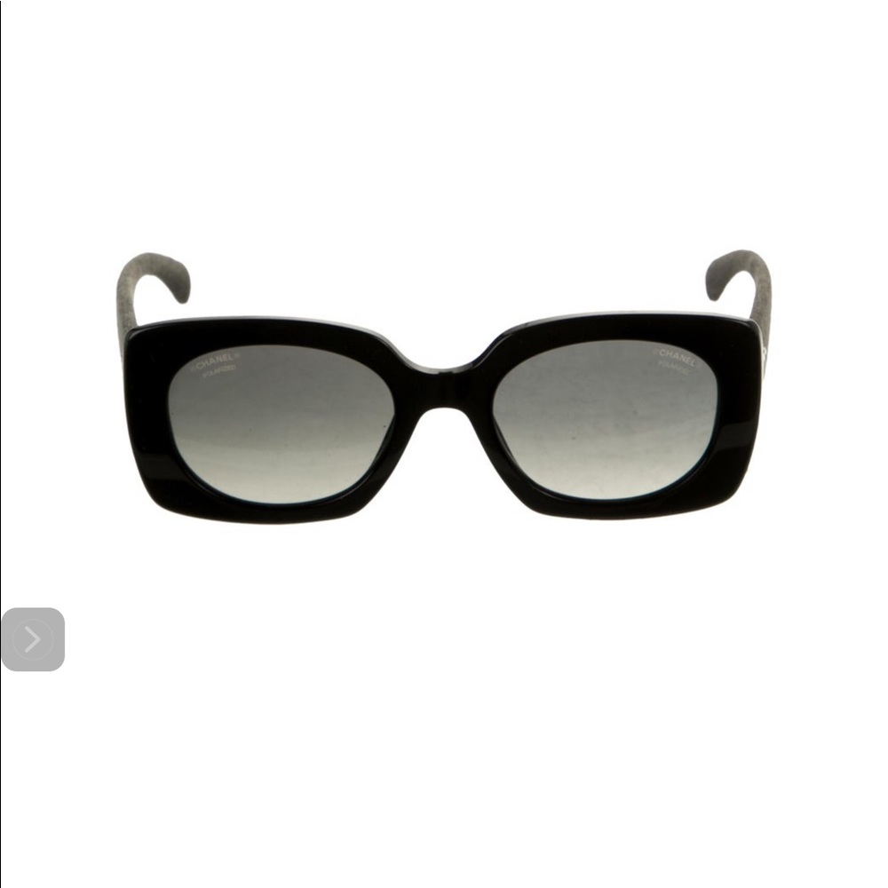 CHANEL DENIM Rectangle SUNGLASSES